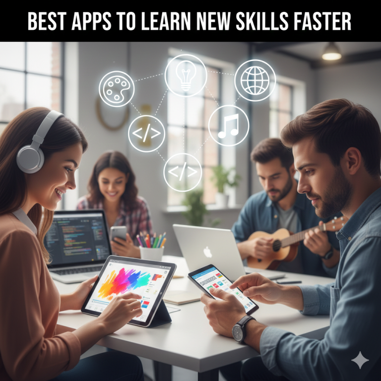 Best Apps to Learn New Skills Faster